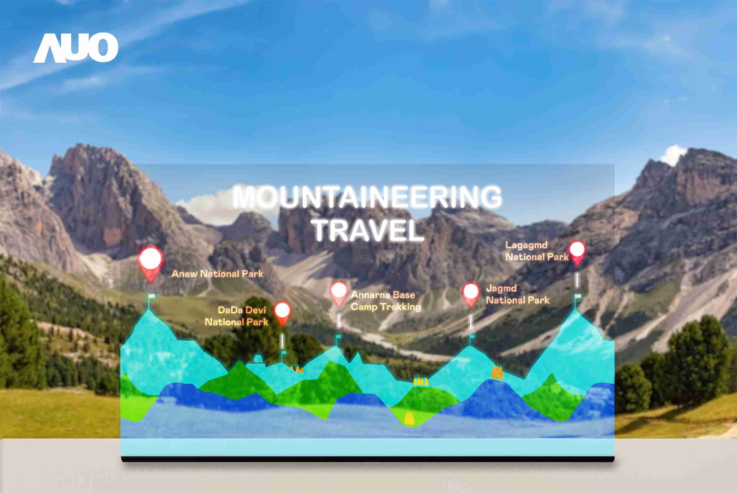 优游UB8展示全球单片尺寸最大(*)42吋透明Micro LED显示器拼接而成的〝64吋透明Micro LED显示器〞，，具备高透明度、、、1,000 nits高亮度、、、广色域、、、采用三边无边框的无缝拼接等多重特色，，，呈现超高清、、、细腻画质而不遮挡后方视觉，，满足层峰需求，，可广泛运用于零售、、艺术展览或商业空间等场域